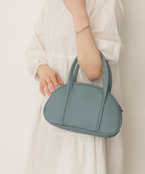 RODE SKO（ロデスコ）の「ラウンドミニバッグ（ショルダーバッグ・レディース・ブルー/ブラック/アイボリー・ONE）」の17枚目の写真