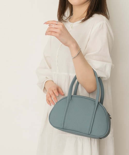 RODE SKO（ロデスコ）の「ラウンドミニバッグ（ショルダーバッグ・レディース・ブルー/ブラック/アイボリー・ONE）」の19枚目の写真