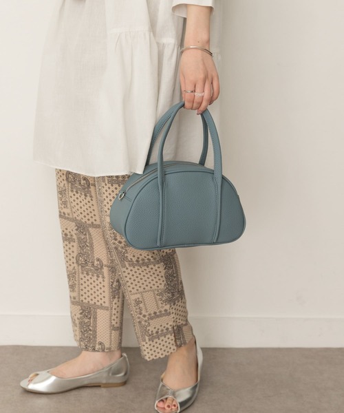 RODE SKO（ロデスコ）の「ラウンドミニバッグ（ショルダーバッグ・レディース・ブルー/ブラック/アイボリー・ONE）」の20枚目の写真