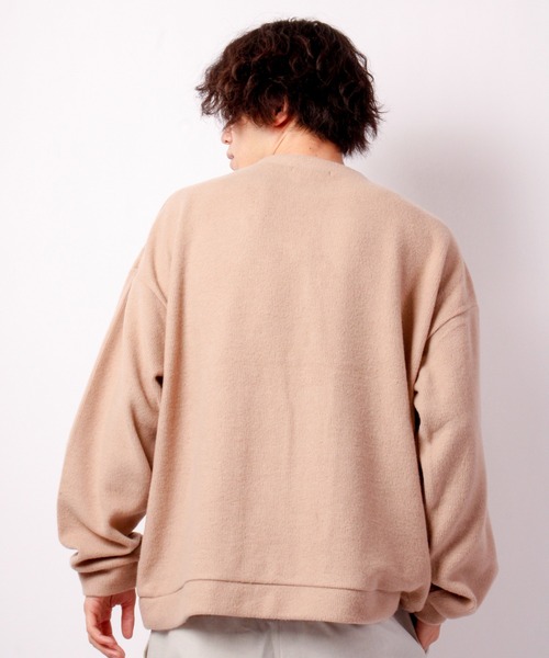 House of Blues（ハウスオブブルース）の「サカリバ起毛ポケット配色切替クルーネック（スウェット・メンズ・ベージュ/杢グレー・M/L）」の10枚目の写真