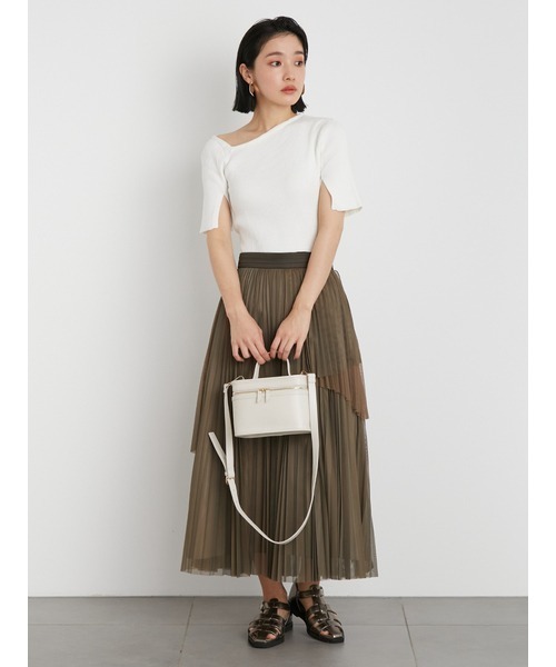 LILY BROWN(リリーブラウン)の「バニティバッグ(ショルダーバッグ・レディース・ブラック/グリーン/ホワイト・FREE)」の14枚目の写真