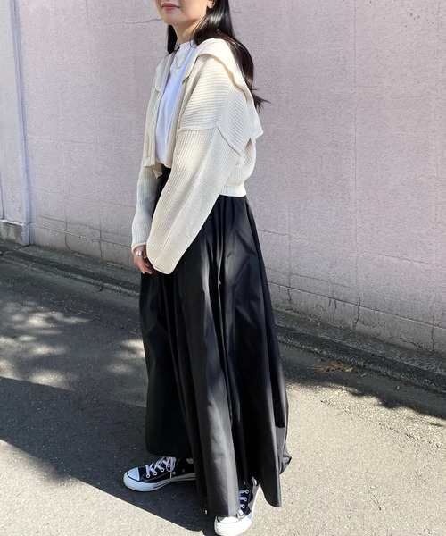 JUGLANS(ユグランス)の「☆ 衿付きカーディガン S5521(カーディガン/ボレロ・レディース・ピンク/ブルー/アイボリー・FREE)」の2枚目の写真