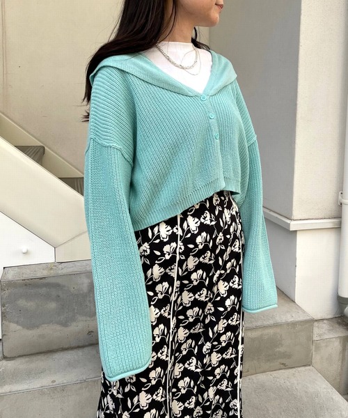 JUGLANS(ユグランス)の「☆ 衿付きカーディガン S5521(カーディガン/ボレロ・レディース・ピンク/ブルー/アイボリー・FREE)」の18枚目の写真