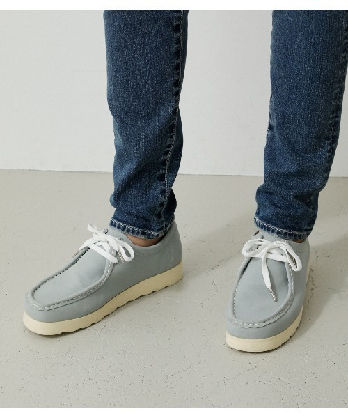 AZUL by moussy(アズールバイマウジー)の「FAUX SUEDE MOCCASIN/フェイクスエードモカシン(スニーカー・メンズ・ブラック/グリーン系その他/ベージュ・MEDIUM/LARGE)」の3枚目の写真