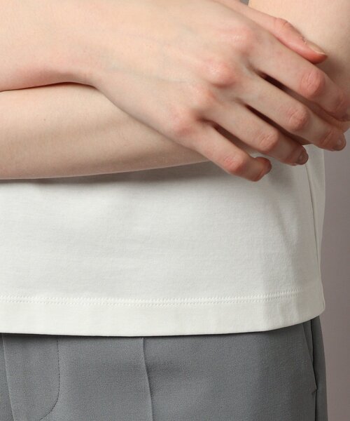 DRESSTERIOR(ドレステリア)の「◆【接触冷感/抗菌防臭/消臭】アイスクリアコットンノースリーブTシャツ(タンクトップ・レディース・チャコールグレー/オフホワイト/ブルー/ライトパープル・38/36)」の17枚目の写真