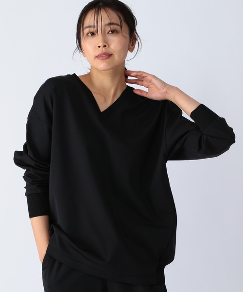 BARNYARDSTORM(バンヤードストーム)の「BARNYARDSTORM / ハイテンションドルマンプルオーバー(Tシャツ/カットソー・レディース・ブラック/ネイビー/カーキ/イエロー系その他・1/0)」の7枚目の写真