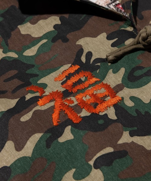 glamb（グラム）の「Needlework Military SH / ニードルワークミリタリーシャツ（シャツ/ブラウス・メンズ・ブラック/カーキ・L/S/M）」の6枚目の写真