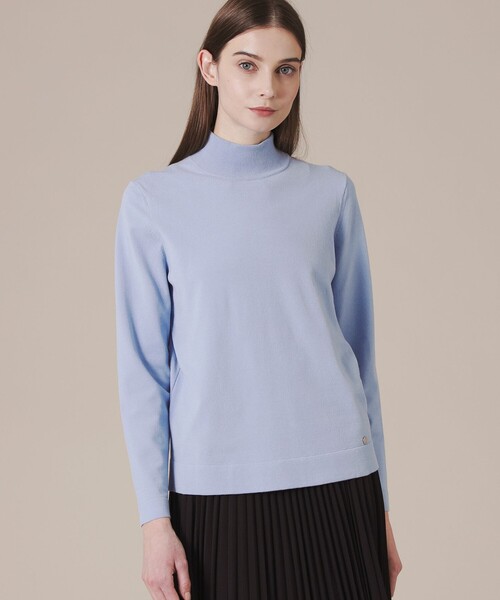 MACKINTOSH LONDON（マッキントッシュ ロンドン）の「ハイネックニットプルオーバー（ニット/セーター・レディース・オフホワイト/グリーン系その他3/ブルー系その他2・38）」の3枚目の写真