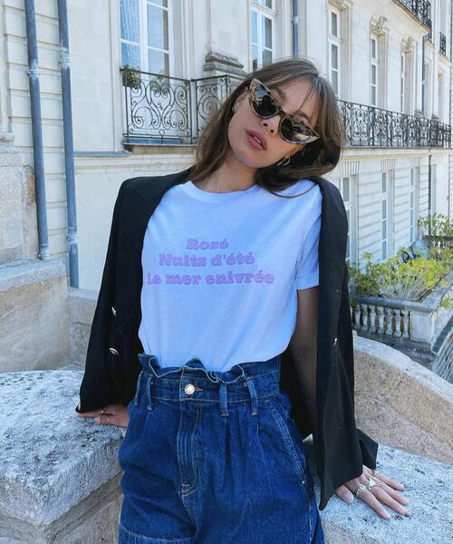 EMMEL REFINES（エメルリファインズ）の「＜amour singulier（アムールサンギュリエ）＞ La Mer Enivree Tシャツ ＜Select by EMMEL REFINES＞（Tシャツ/カットソー・レディース・ホワイト・XS）」の9枚目の写真