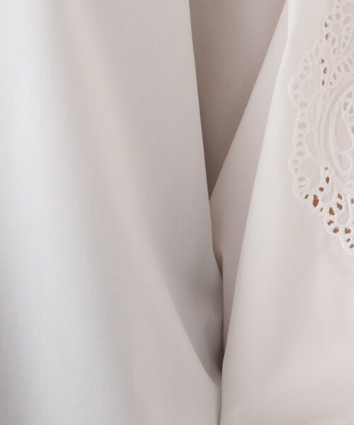 OPAQUE.CLIP（オペークドットクリップ）の「◆【C】セーラーカラーブラウス（シャツ/ブラウス・レディース・ライトブルー/ブラック/ホワイト系・36/40/38）」の10枚目の写真