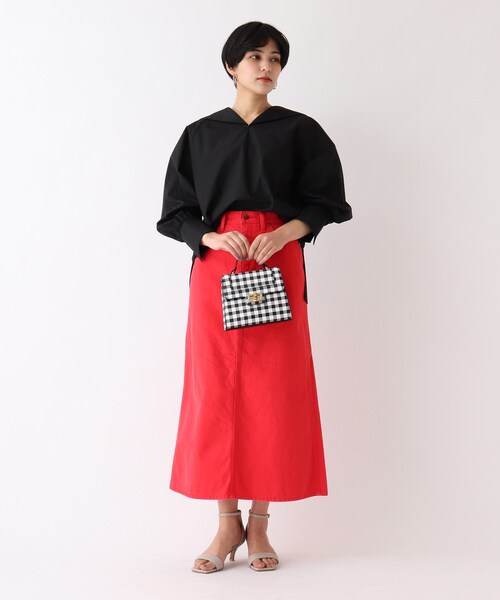 OPAQUE.CLIP（オペークドットクリップ）の「◆【C】セーラーカラーブラウス（シャツ/ブラウス・レディース・ライトブルー/ブラック/ホワイト系・36/40/38）」の13枚目の写真