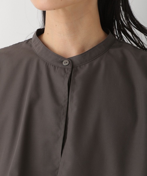 LEPSIM（レプシィム）の「ビックカラーデザインブラウス　272071（シャツ/ブラウス・レディース・オフホワイト/チャコールグレー・FREE）」の8枚目の写真