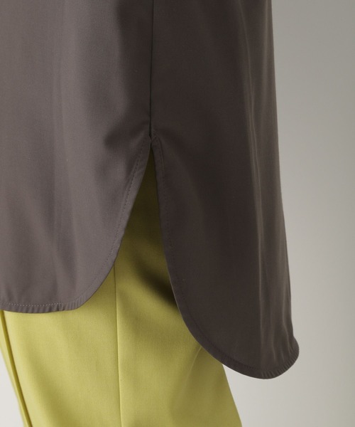 LEPSIM（レプシィム）の「ビックカラーデザインブラウス　272071（シャツ/ブラウス・レディース・オフホワイト/チャコールグレー・FREE）」の11枚目の写真