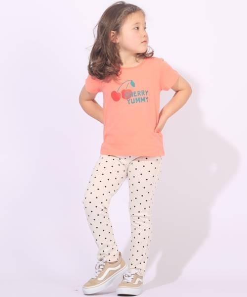 BABYDOLL（ベビードール）の「税抜990円 お着替えプリントTシャツ 6780K（Tシャツ/カットソー・キッズ・パープル/オフホワイト/ピンク/オレンジ/グリーン系その他/ベビーピンク/ピンク系その他/コーラルピンク・80ｃｍ/90cm/100cm/120cm/110cm）」の10枚目の写真