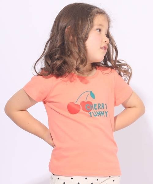 BABYDOLL（ベビードール）の「税抜990円 お着替えプリントTシャツ 6780K（Tシャツ/カットソー・キッズ・パープル/オフホワイト/ピンク/オレンジ/グリーン系その他/ベビーピンク/ピンク系その他/コーラルピンク・80ｃｍ/90cm/100cm/120cm/110cm）」の11枚目の写真