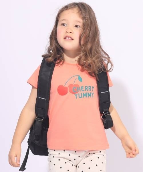 BABYDOLL（ベビードール）の「税抜990円 お着替えプリントTシャツ 6780K（Tシャツ/カットソー・キッズ・パープル/オフホワイト/ピンク/オレンジ/グリーン系その他/ベビーピンク/ピンク系その他/コーラルピンク・80ｃｍ/90cm/100cm/120cm/110cm）」の14枚目の写真