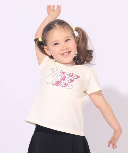 BABYDOLL（ベビードール）の「税抜990円 お着替えプリントTシャツ 6780K（Tシャツ/カットソー・キッズ・パープル/オフホワイト/ピンク/オレンジ/グリーン系その他/ベビーピンク/ピンク系その他/コーラルピンク・80ｃｍ/90cm/100cm/120cm/110cm）」の16枚目の写真