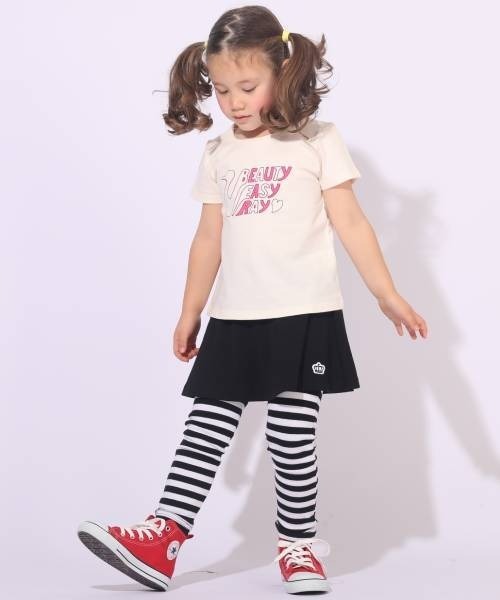 BABYDOLL（ベビードール）の「税抜990円 お着替えプリントTシャツ 6780K（Tシャツ/カットソー・キッズ・パープル/オフホワイト/ピンク/オレンジ/グリーン系その他/ベビーピンク/ピンク系その他/コーラルピンク・80ｃｍ/90cm/100cm/120cm/110cm）」の19枚目の写真