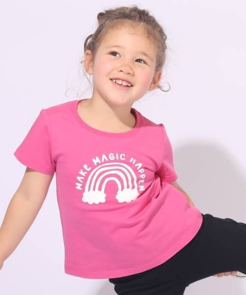 BABYDOLL（ベビードール）の「税抜990円 お着替えプリントTシャツ 6780K（Tシャツ/カットソー・キッズ・パープル/オフホワイト/ピンク/オレンジ/グリーン系その他/ベビーピンク/ピンク系その他/コーラルピンク・80ｃｍ/90cm/100cm/120cm/110cm）」の21枚目の写真