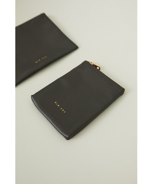 RIM.ARK リムアーク レア物 アップルレザー ロゴ入り ポーチ ポーチ RIM.ARK（リムアーク）の「Apple skin mini pouch（ポーチ