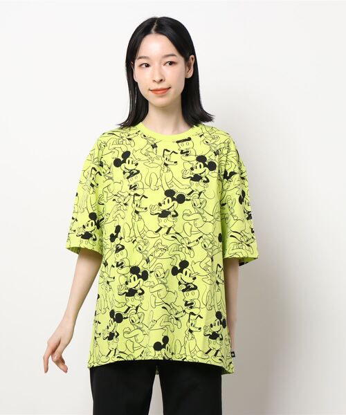 Disney(ディズニー)の「一部店舗/通販限定 親子お揃い ディズニー 総柄Tシャツ 6468A(Tシャツ/カットソー・レディース・オレンジ系その他/ピンク/ライトグリーン/グリーン/コーラルピンク/パープル/オレンジ/ターコイズブルー/ライトブルー/バイオレット・S/M/L/XL)」の17枚目の写真