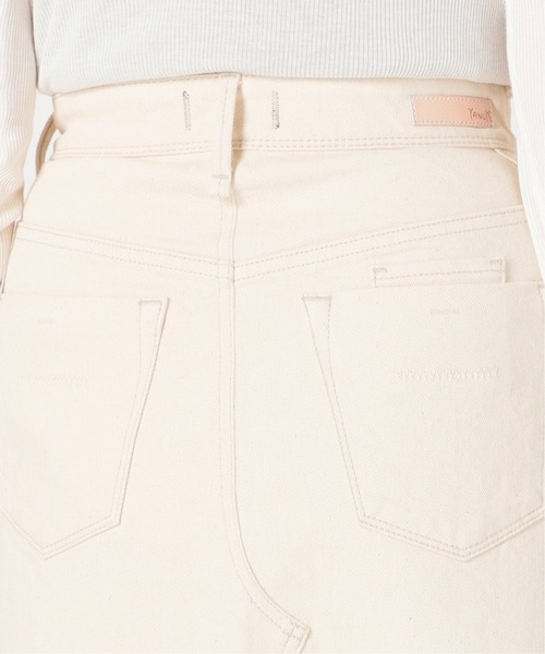 IENA（イエナ）の「《追加》【YANUK/ヤヌーク】リメイクスカート（デニムスカート・レディース・ナチュラル・X-SMALL/SMALL/MEDIUM）」の9枚目の写真