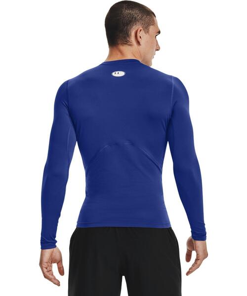 UNDER ARMOUR（アンダーアーマー）の「UAヒートギアアーマー コンプレッション ロングスリーブ シャツ（トレーニング/メンズ）（Tシャツ/カットソー・メンズ・ダークグレー/ブラック/ブルー/ネイビー/レッド/ホワイト・L/M/S/XXL/3XL/XL）」の19枚目の写真