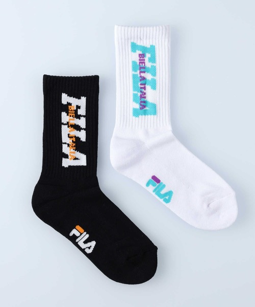 FILA(フィラ)の「【FILA】パックソックスR2P(ソックス/靴下・レディース・ブルー/ホワイト・M/L)」の2枚目の写真
