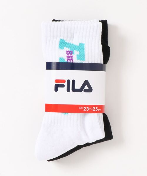 FILA(フィラ)の「【FILA】パックソックスR2P(ソックス/靴下・レディース・ブルー/ホワイト・M/L)」の7枚目の写真