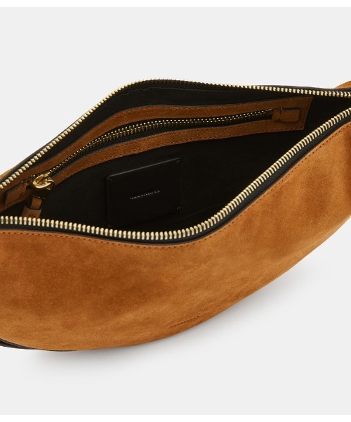 ALLSAINTS（オールセインツ）の「HALF MOON SUEDE CROSSBODY BAG