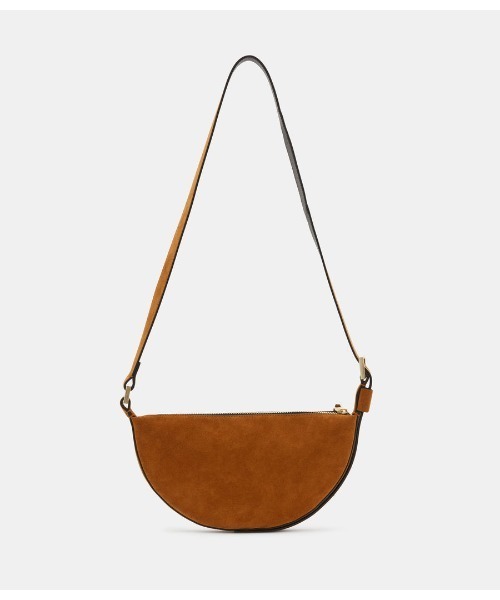 ALLSAINTS(オールセインツ)の「HALF MOON SUEDE CROSSBODY BAG | ハーフ ムーン スエード クロスボディ バッグ(ショルダーバッグ・レディース・ブラウン系その他・ONE SIZE)」の8枚目の写真