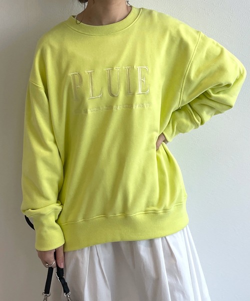 w closet（ダブルクローゼット）の「刺繍入りスウェットプルオーバー（スウェット・レディース・オフホワイト/イエロー/グリーン・FREE）」の16枚目の写真