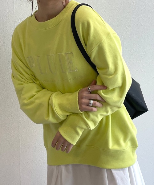 w closet（ダブルクローゼット）の「刺繍入りスウェットプルオーバー（スウェット・レディース・オフホワイト/イエロー/グリーン・FREE）」の17枚目の写真