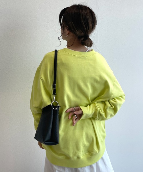 w closet（ダブルクローゼット）の「刺繍入りスウェットプルオーバー（スウェット・レディース・オフホワイト/イエロー/グリーン・FREE）」の18枚目の写真