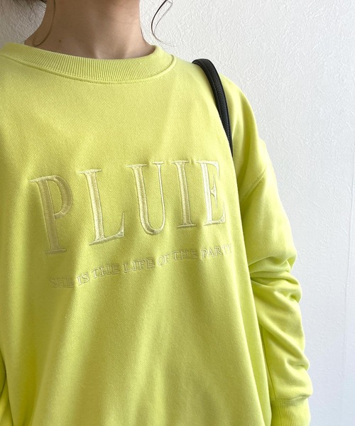 w closet（ダブルクローゼット）の「刺繍入りスウェットプルオーバー（スウェット・レディース・オフホワイト/イエロー/グリーン・FREE）」の20枚目の写真