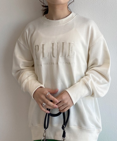 w closet（ダブルクローゼット）の「刺繍入りスウェットプルオーバー（スウェット・レディース・オフホワイト/イエロー/グリーン・FREE）」の14枚目の写真
