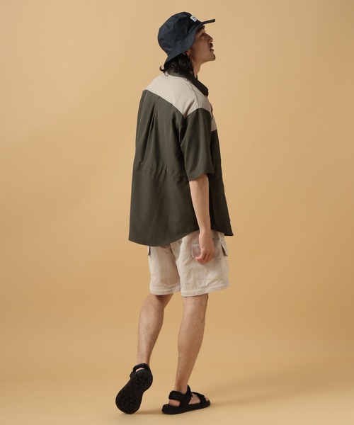 NANGA（ナンガ）の「【NANGA Mt.&Sea】半袖シャツ（シャツ/ブラウス・メンズ・オリーブ/ネイビー・MEDIUM/LARGE）」の4枚目の写真