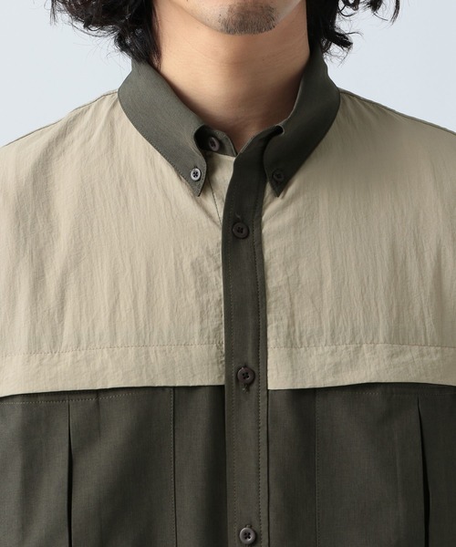 NANGA（ナンガ）の「【NANGA Mt.&Sea】半袖シャツ（シャツ/ブラウス・メンズ・オリーブ/ネイビー・MEDIUM/LARGE）」の12枚目の写真