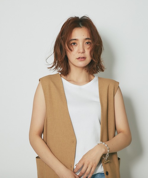 RIVE DROITE（リヴドロワ）の「マルチWAY釦ジャンスカワンピース（ワンピース・レディース・ブラック/ベージュ・FREE）」の9枚目の写真