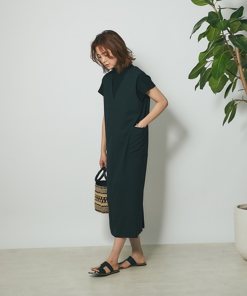 RIVE DROITE（リヴドロワ）の「マルチWAY釦ジャンスカワンピース（ワンピース・レディース・ブラック/ベージュ・FREE）」の19枚目の写真