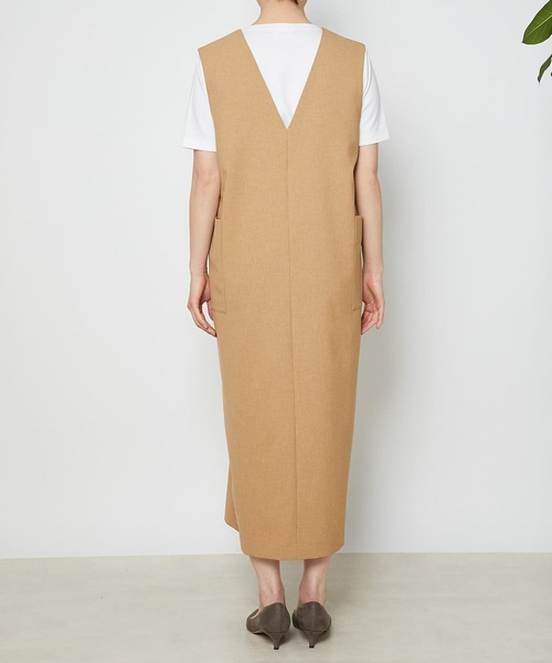 RIVE DROITE（リヴドロワ）の「マルチWAY釦ジャンスカワンピース（ワンピース・レディース・ブラック/ベージュ・FREE）」の20枚目の写真