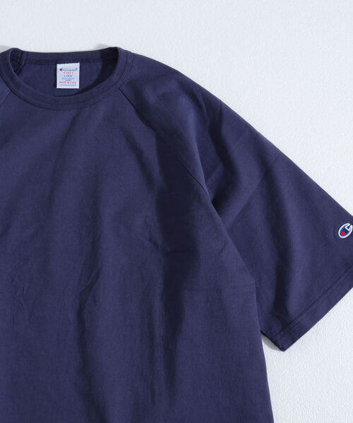 Champion（チャンピオン）の「【WEB限定】【Champion/チャンピオン】ビッグシルエットラグランハーフスリーブTee（Tシャツ/カットソー・メンズ・パープル/レッド/オリーブ・LARGE）」の10枚目の写真