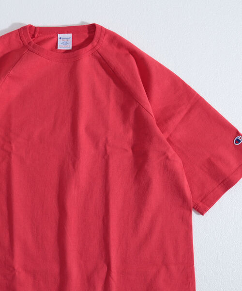 Champion（チャンピオン）の「【WEB限定】【Champion/チャンピオン】ビッグシルエットラグランハーフスリーブTee（Tシャツ/カットソー・メンズ・パープル/レッド/オリーブ・LARGE）」の8枚目の写真