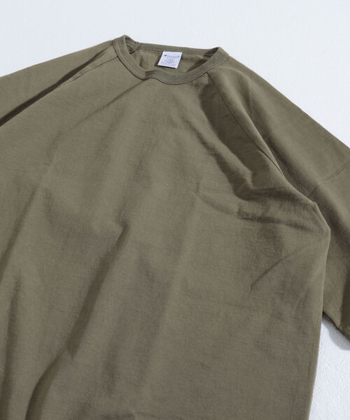 Champion（チャンピオン）の「【WEB限定】【Champion/チャンピオン】ビッグシルエットラグランハーフスリーブTee（Tシャツ/カットソー・メンズ・パープル/レッド/オリーブ・LARGE）」の13枚目の写真