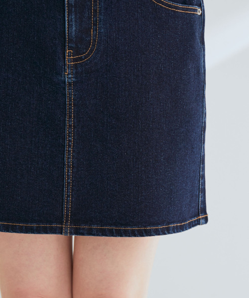 VIS（ビス）の「【エコテックス(R)】 デニムミニスカート【sustainable】（デニムスカート・レディース・ネイビー/ブルー系その他4・M/S）」の22枚目の写真