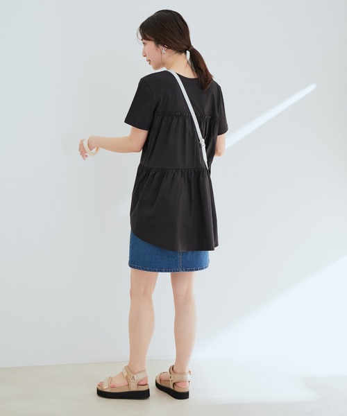 VIS（ビス）の「【エコテックス(R)】 デニムミニスカート【sustainable】（デニムスカート・レディース・ネイビー/ブルー系その他4・M/S）」の8枚目の写真