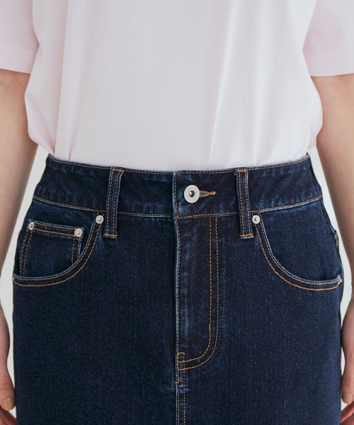 VIS（ビス）の「【エコテックス(R)】 デニムミニスカート【sustainable】（デニムスカート・レディース・ネイビー/ブルー系その他4・M/S）」の17枚目の写真