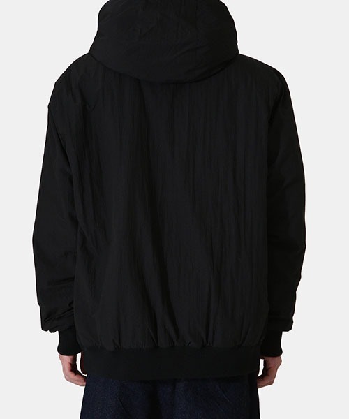 HOODED LIGHT DOWN ブラック M DANTON（ダントン）の「DANTON / ダントン：LIGHT DOWN HOODED JACKET