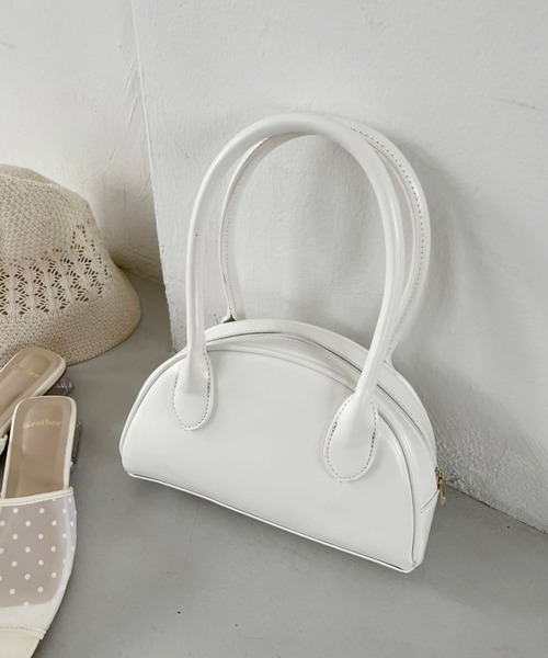 Heather（ヘザー）の「HEプレーンボストン　285049（ボストンバッグ・レディース・ブラック/ブラウン/アイボリー・ONE SIZE）」の2枚目の写真