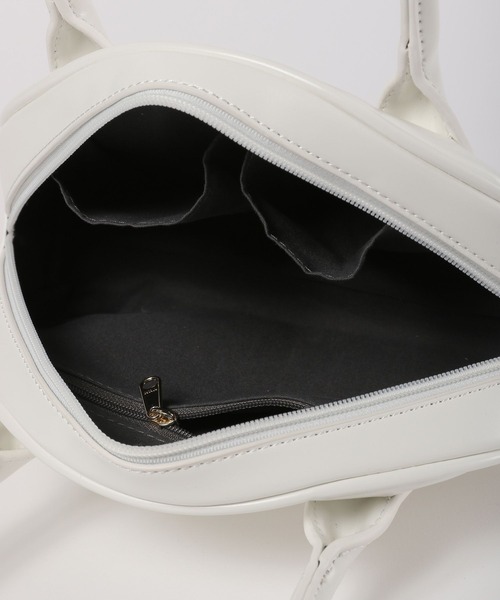 Heather（ヘザー）の「HEプレーンボストン　285049（ボストンバッグ・レディース・ブラック/ブラウン/アイボリー・ONE SIZE）」の13枚目の写真